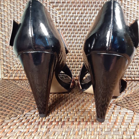 Franco Sarto 'Travis' cheetah strappy heels sz 10M - Picture 4 of 13